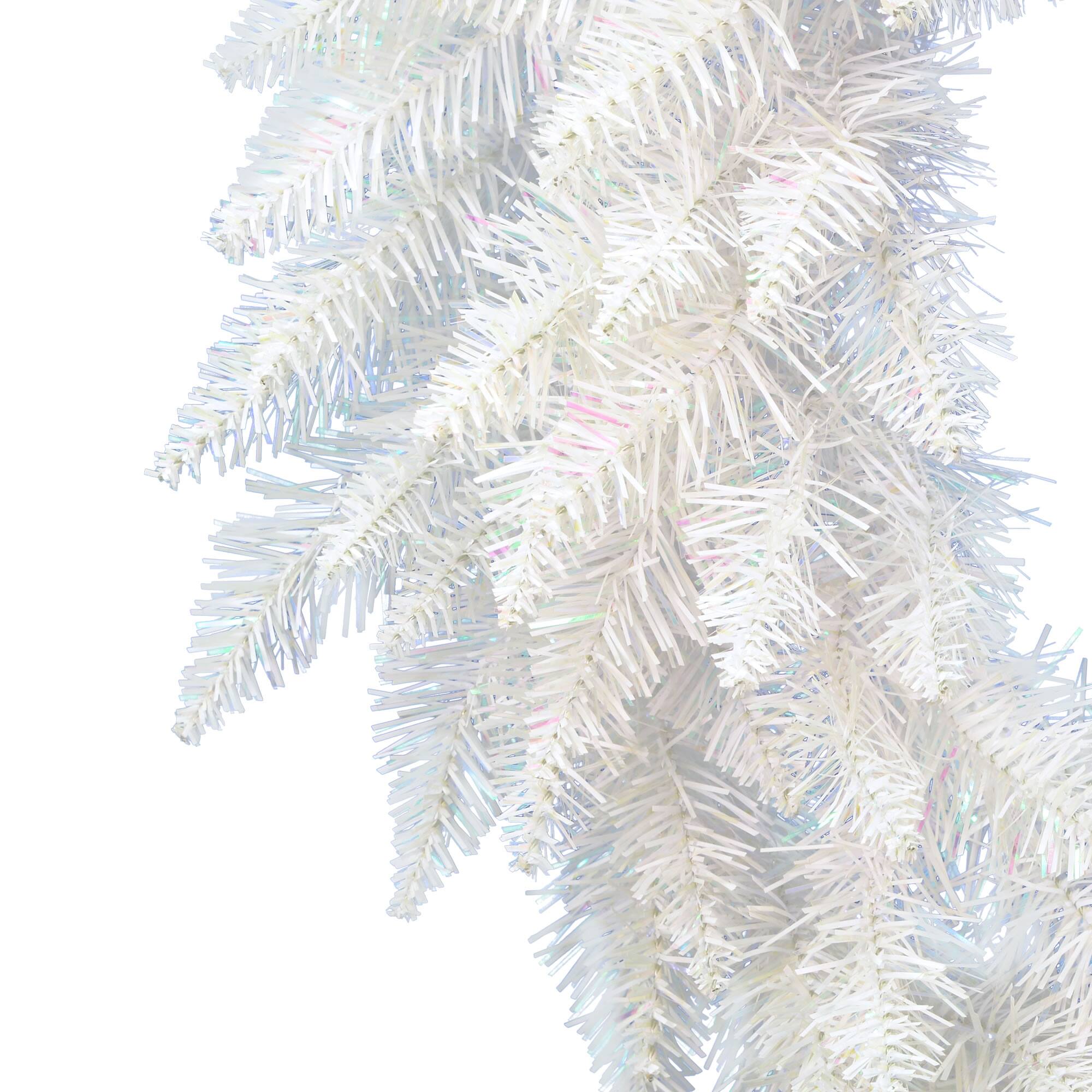 30" Sparkle White Spruce Wreath